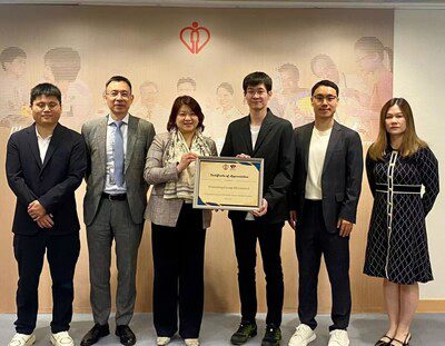 捐贈100萬港元馳援香港大埔火災 香港醫管局向水滴公司頒發感謝狀