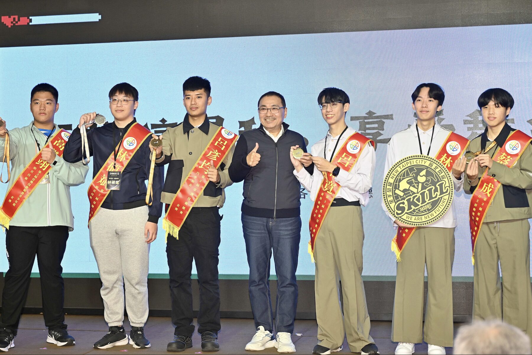 亞洲技能競賽新北勇奪 5 金 1 銀     侯友宜：加碼補助優秀指導師國際見學