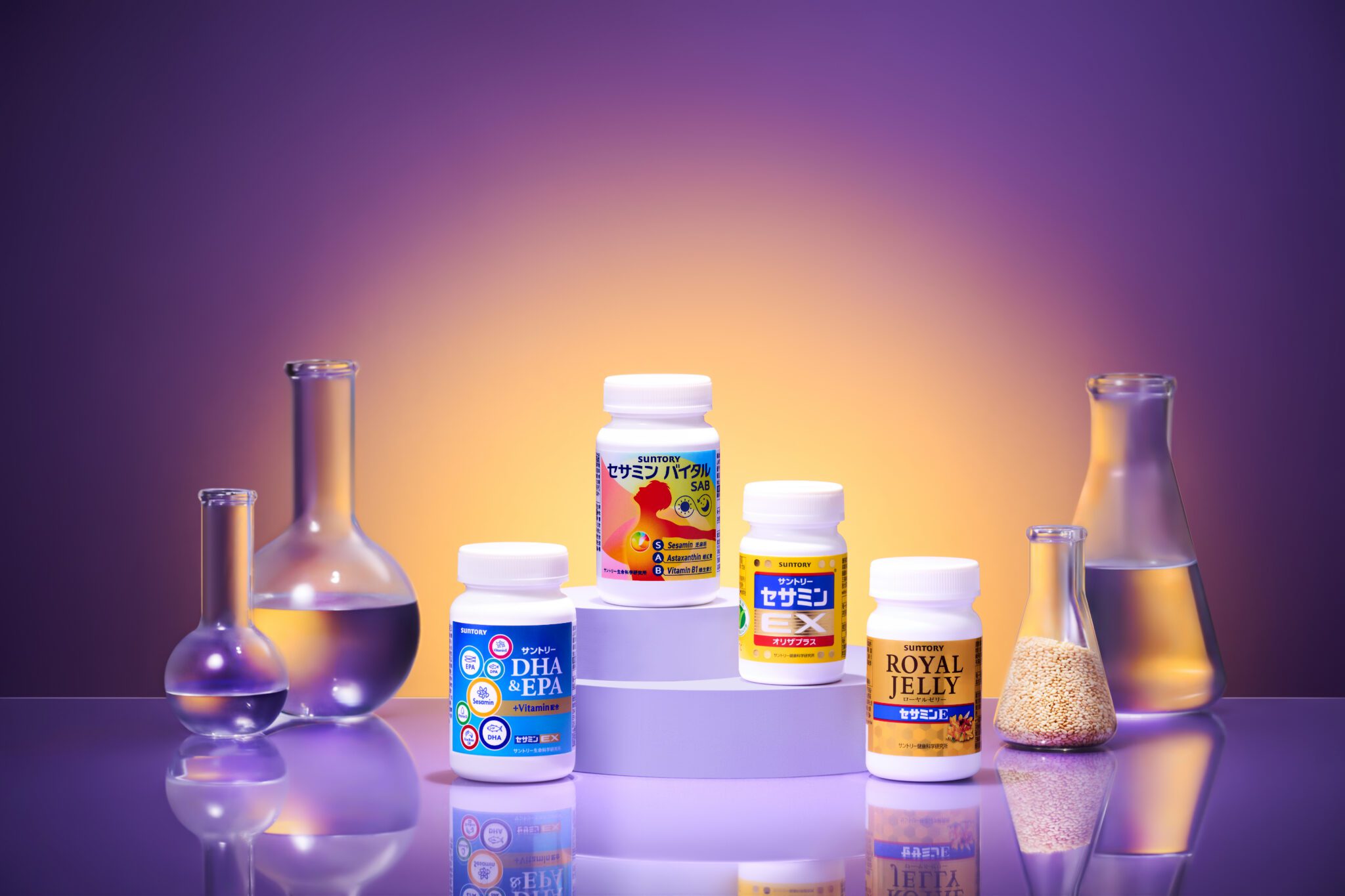 SUNTORY三得利新品「元沛SAB芝麻明E」