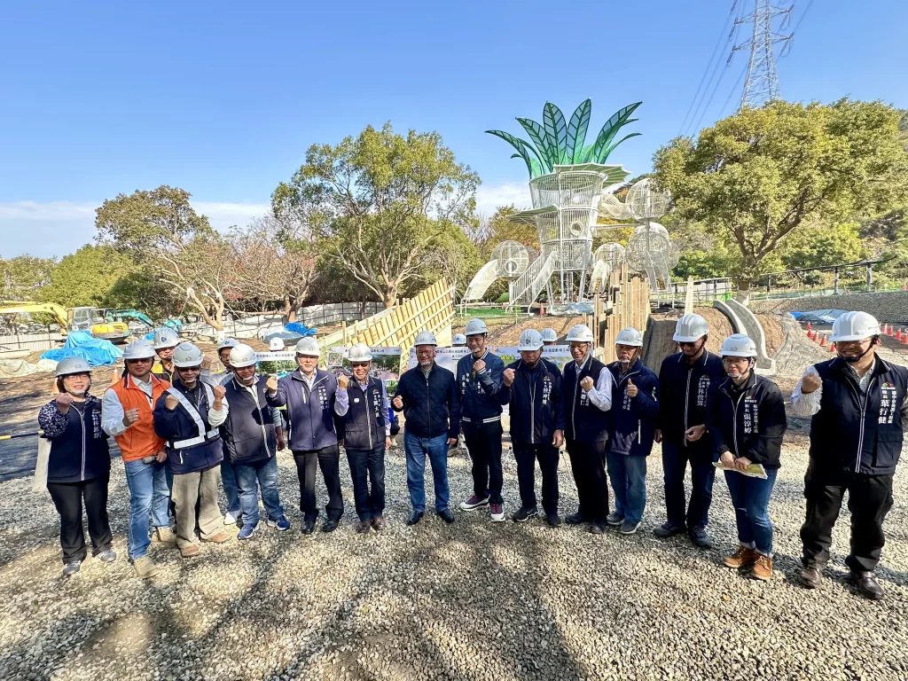 「全國最多」34道滑梯遊戲場現形！　清水鰲峰山「谷溜遊戲場」3月完工倒數