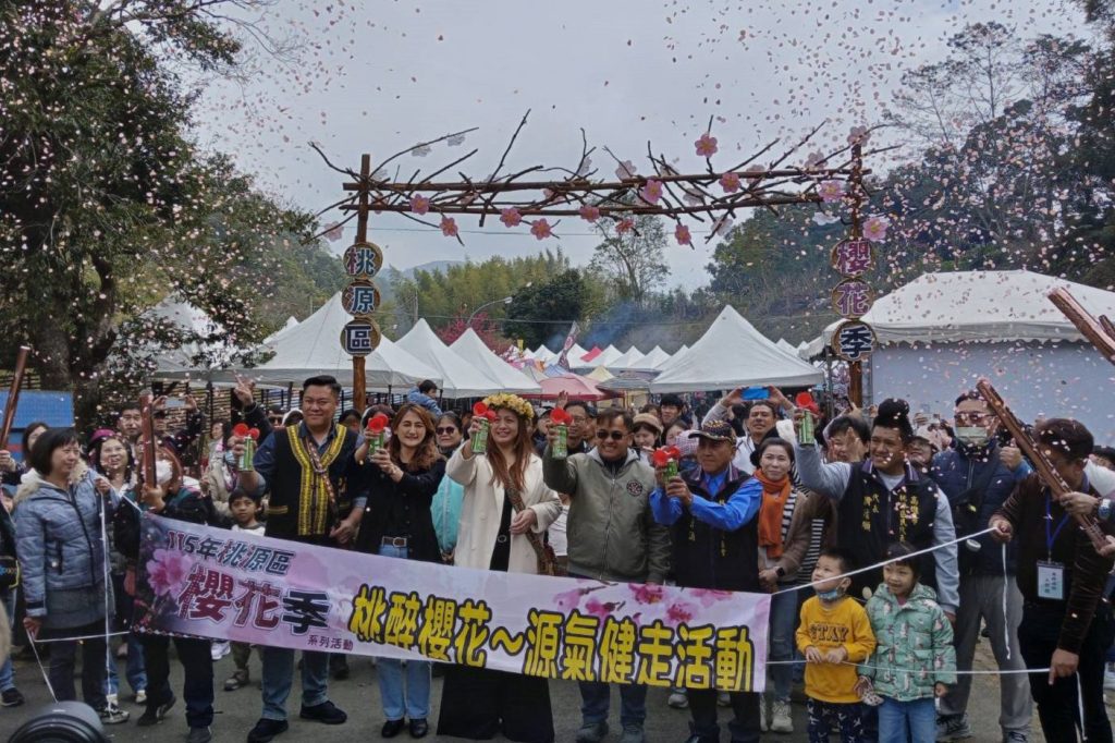 粉色花海迎春來　桃源櫻花季打造原鄉春季旅遊亮點
