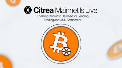 Citrea 推出主網 － 使比特幣可用於借貸、交易和美元結算