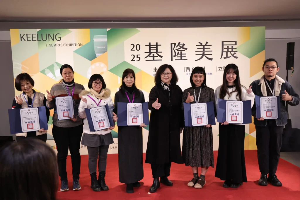 基隆美展盛大開幕　邱佩琳盼打造成為全台藝術愛好者的殿堂