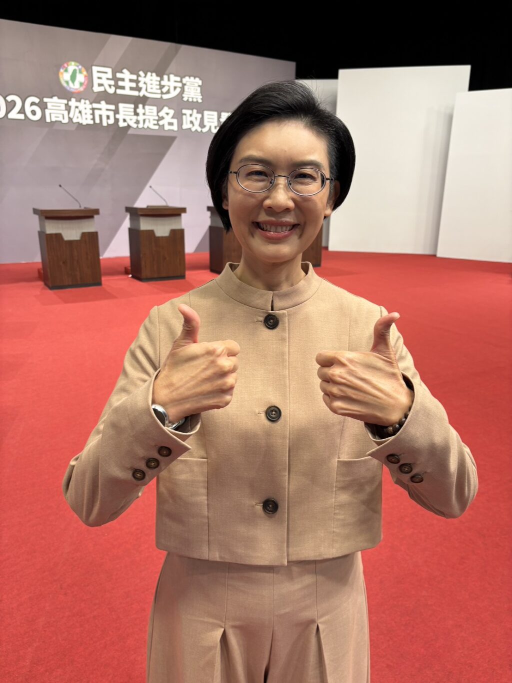 林岱樺拋「川普級」國際城市政見 高雄三箭齊發　護國產業接軌危機管理投資 稱「死過一次」餘生奉獻高雄