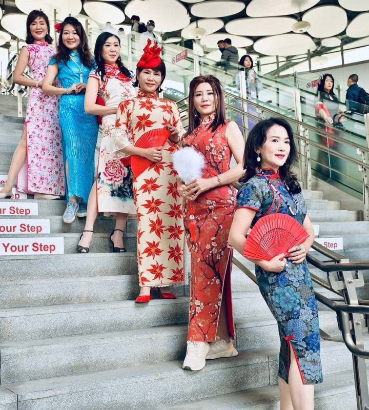 港灣新聞網／復古新潮走進街區　近80位旗袍美人踩街再現長明商圈風華
