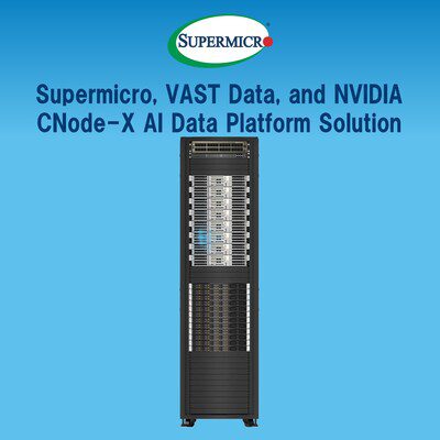 Supermicro 與 VAST Data 聯同 NVIDIA，推出全新企業級人工智能數據平台方案，旨在加快人工智能工廠部署