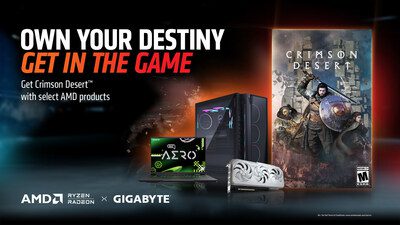 技嘉攜手 AMD 推出《 Crimson Desert 》遊戲套裝 全面升級遊戲體驗