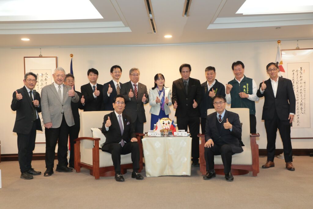 山口縣議會島田教明會長拜會黃偉哲 雙邊交流朝向多元化發展