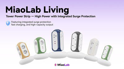 MiaoLab推出Living生活系列 首發Tower Power Strip高功率安全延長插座