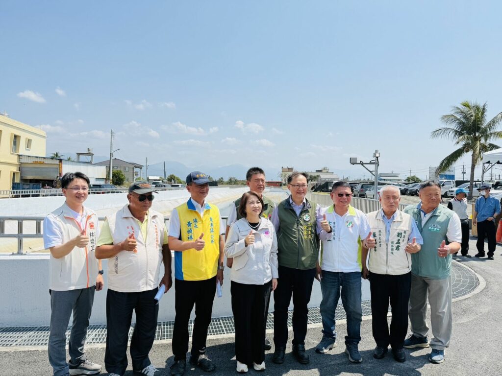 東港鎮大潭社區排水改善工程完工　共同見證建設成果