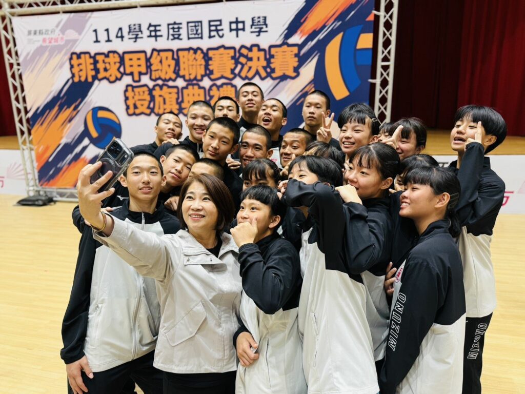 園國中男、女排共闖甲級聯賽決賽　縣長授旗勉勵期許再創佳績
