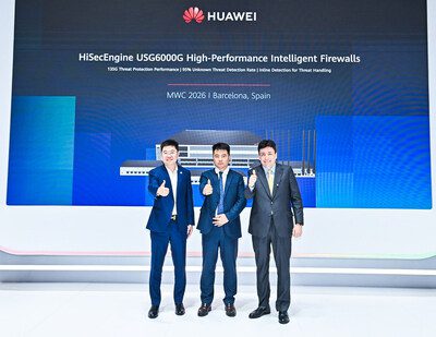 華為發佈HiSecEngine USG6000G系列防火牆，為企業邁向全面智能化護航