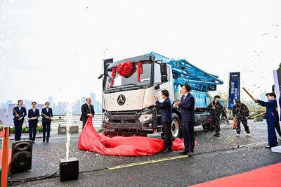 三一發佈全球首款智混泵車