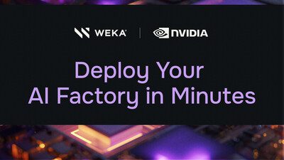 WEKA 推出一體化 NVIDIA AI 數據平台解決方案，將 AI 工廠部署時間由數月大幅減至數分鐘