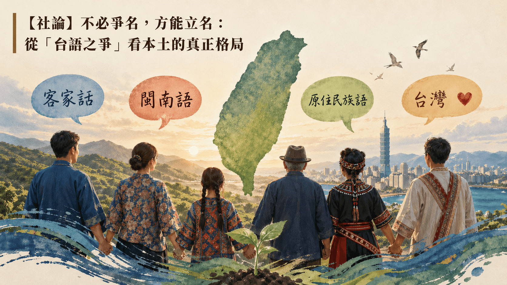 【社論】不必爭名，方能立名：從「台語之爭」看本土的真正格局