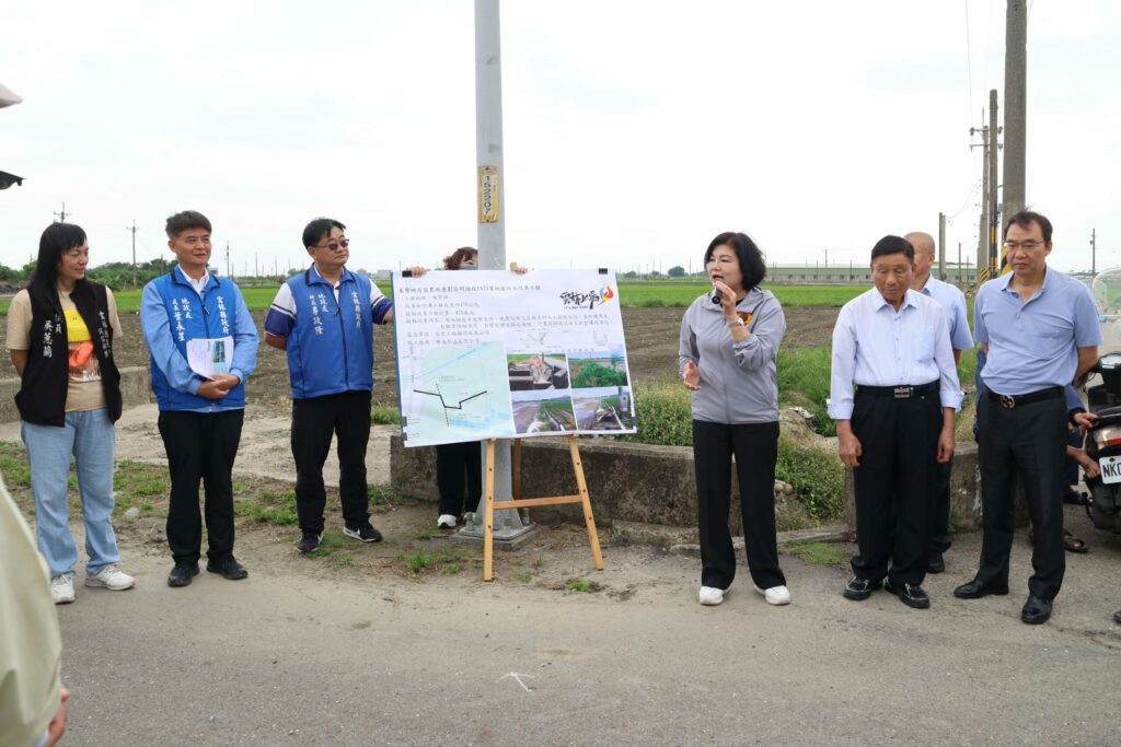 提升生產條件與生活環境  雲縣府斥資1,132萬改善東勢農水路及虎尾庄內路