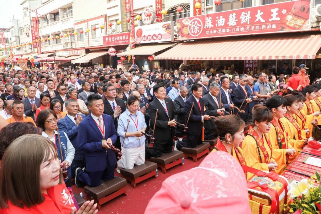 大甲媽祖駐駕新港奉天宮　祝壽大典萬人空巷