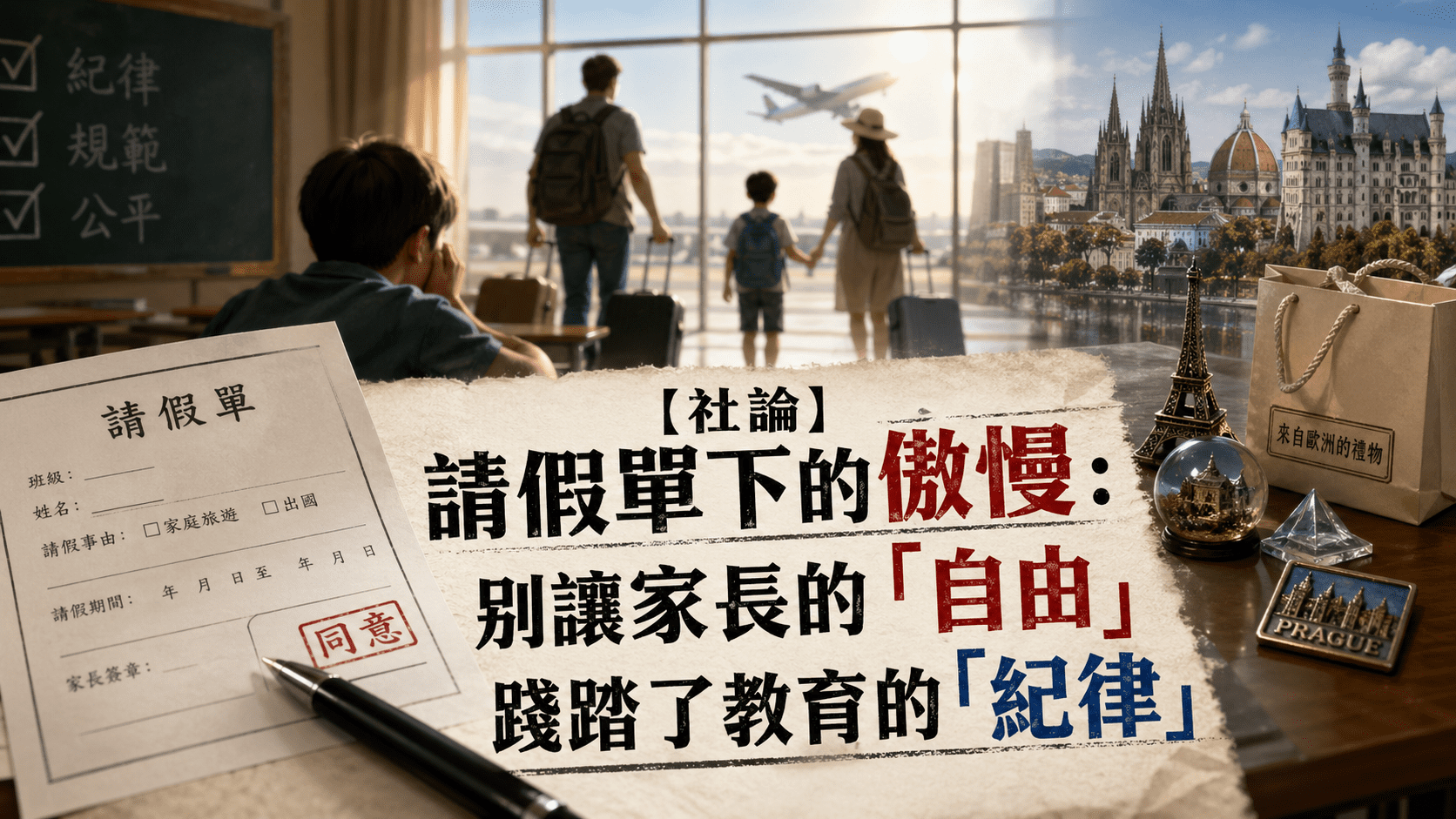 【社論】請假單下的傲慢：別讓家長的「自由」踐踏了教育的「紀律」