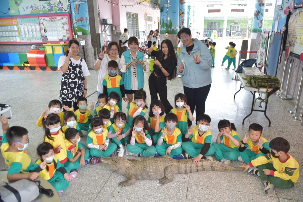 花蓮市幼歡慶兒童節　沙西米與鱷鄰居驚喜現身