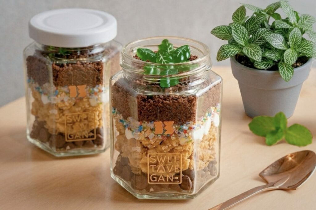 考古也能吃？十三行 13 CAFÉ 母親節推「幻彩考古罐」DIY     純素甜點疊出母愛厚度