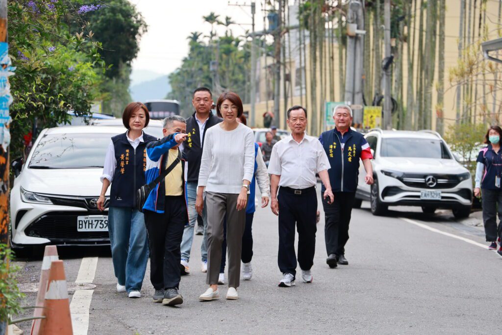 許縣長會勘埔里及魚池13件道路改善工程　提升在地鄉親出入安全與農產運輸便利性