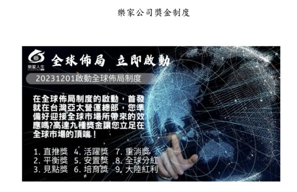 樂家人生國際事業有限公司未報備從事多層次傳銷　公平會重罰40萬元