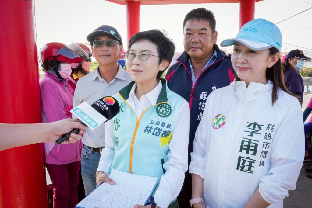 林園海岸保衛戰！立委林岱樺攜手地方議員李雨庭 爭取消波塊與清淤守護中門鄉親安居夢