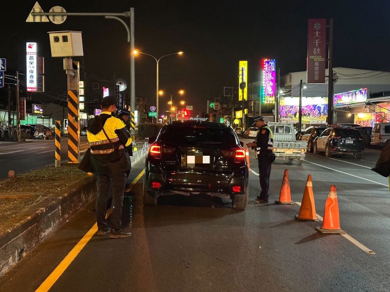 大規模密集路檢　里港警分局強力取締毒駕暨里港警訊