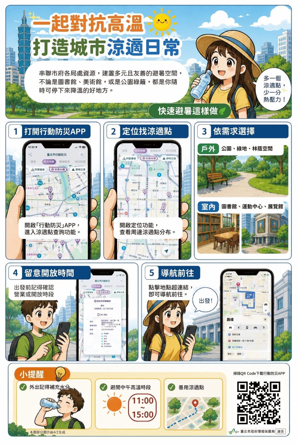 北市發布今年首波熱浪通報　啟動高溫應變機制