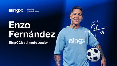 BingX 宣布世界冠軍恩佐・費南德茲（Enzo Fernández）出任全球品牌大使，迎戰 2026 FIFA 世界盃