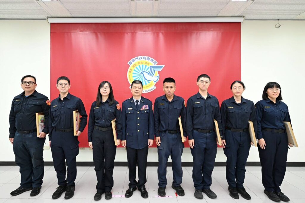 嘉市警表揚19名績優員警　防詐救援展現為民精神