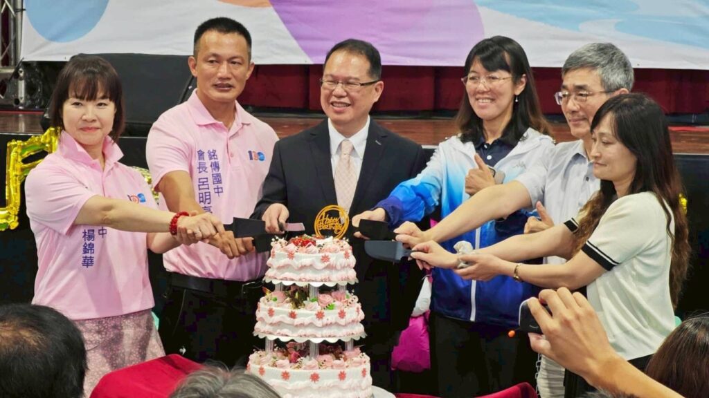 基隆銘傳國中歡慶百年　謝國樑盼續寫教育榮光