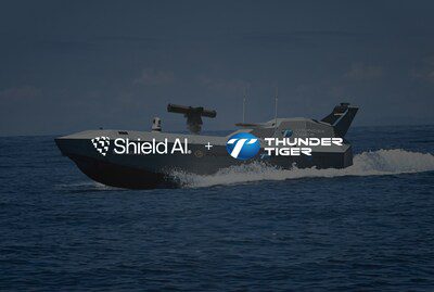Shield AI 與 Thunder Tiger 合作，在台灣擴展 Hivemind 海上自主能力