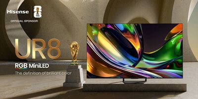海信推出UR8，以自然真實色彩將新一代RGB MiniLED技術帶入更多家庭