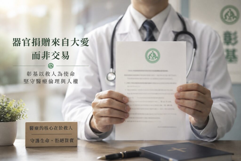 監委查田秋堇查陳堯俐案   彰基呼籲醫界回歸專業自律與醫療倫理