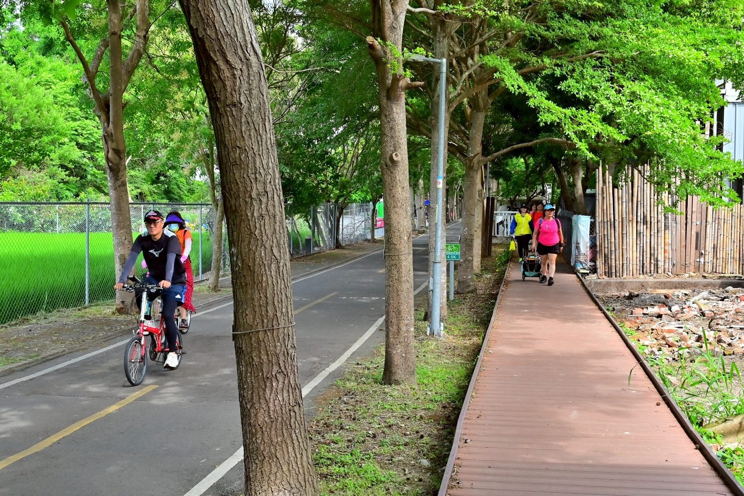 台中潭雅神綠園道升級完工! 　人車分流、軍地縫合 打造安心悠遊新體驗