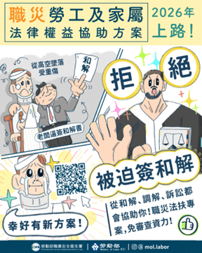 維護職災勞工權益　中市勞工局提供免費律師到宅諮詢服務