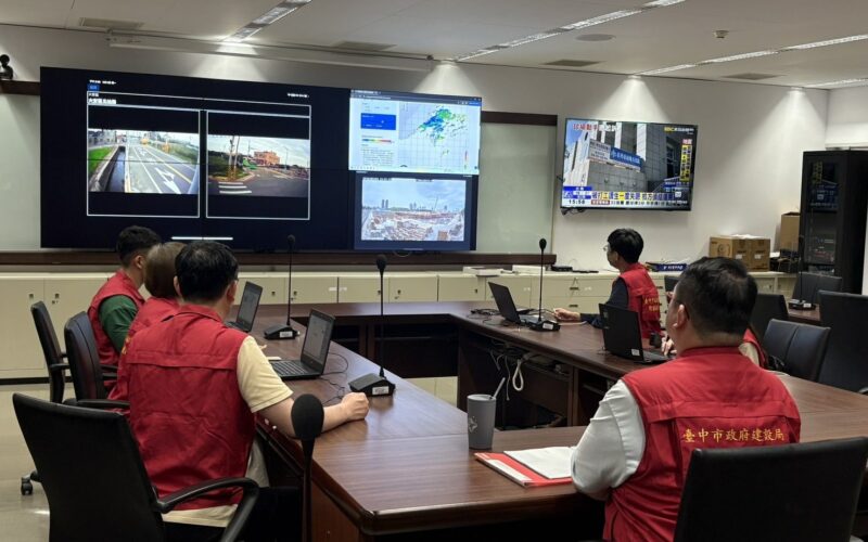 梅雨鋒面來襲、防汛戒備升級！　中市建設局啟動三級應變守護市民安全