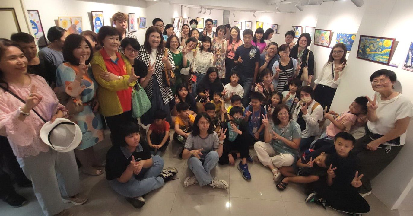 《微光童心・看見希望》畫展今日登場 藝術陪伴受虐兒走出陰影