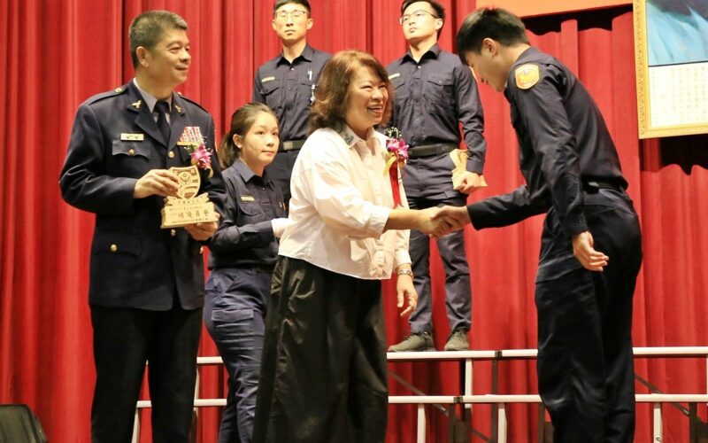 守護城市最堅實力量　嘉市表揚模範警察與協勤夥伴貢獻