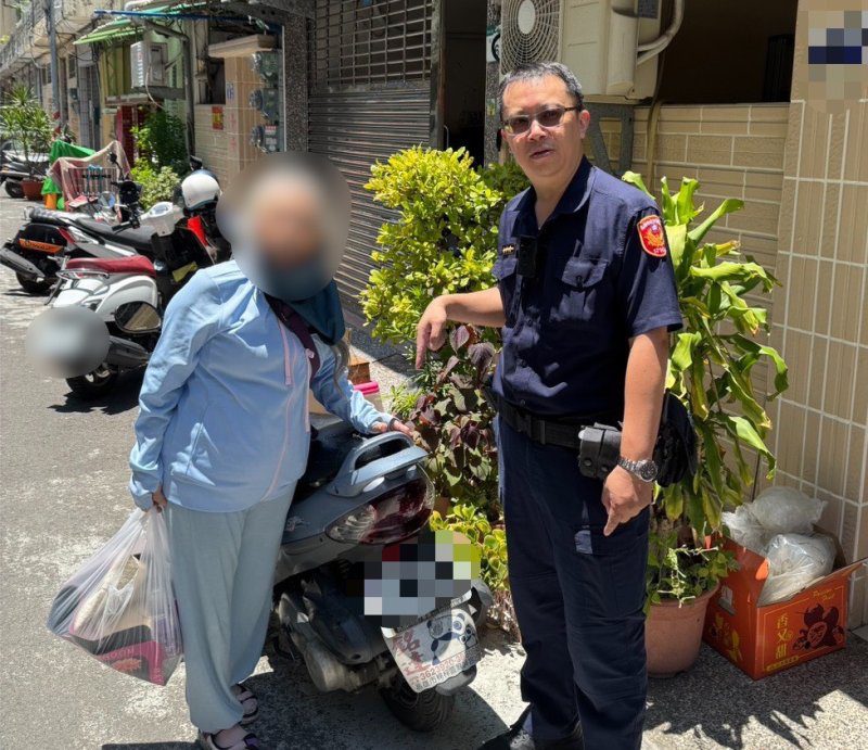 港灣新聞網 / 菜買好了機車卻不見！8旬阿嬤烈日下急尋愛車　楠梓暖警30分鐘神速找回