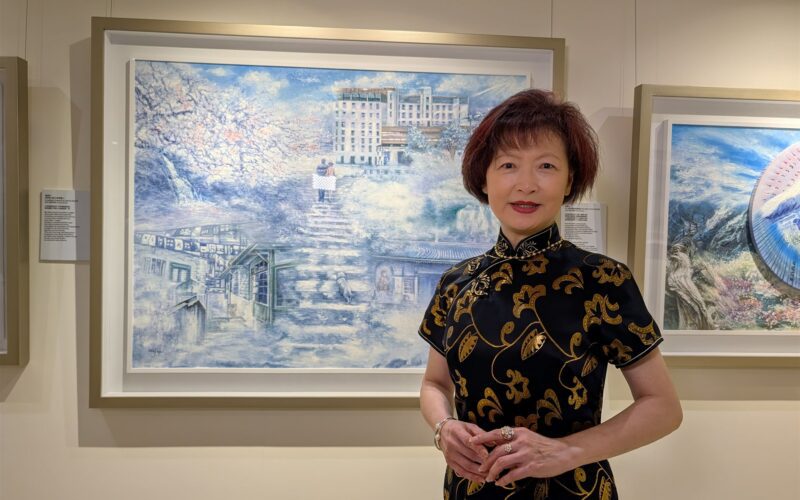 大地酒店攜手「法官畫家」郭豫珍辦公益畫展  義賣所得捐助偏鄉兒童