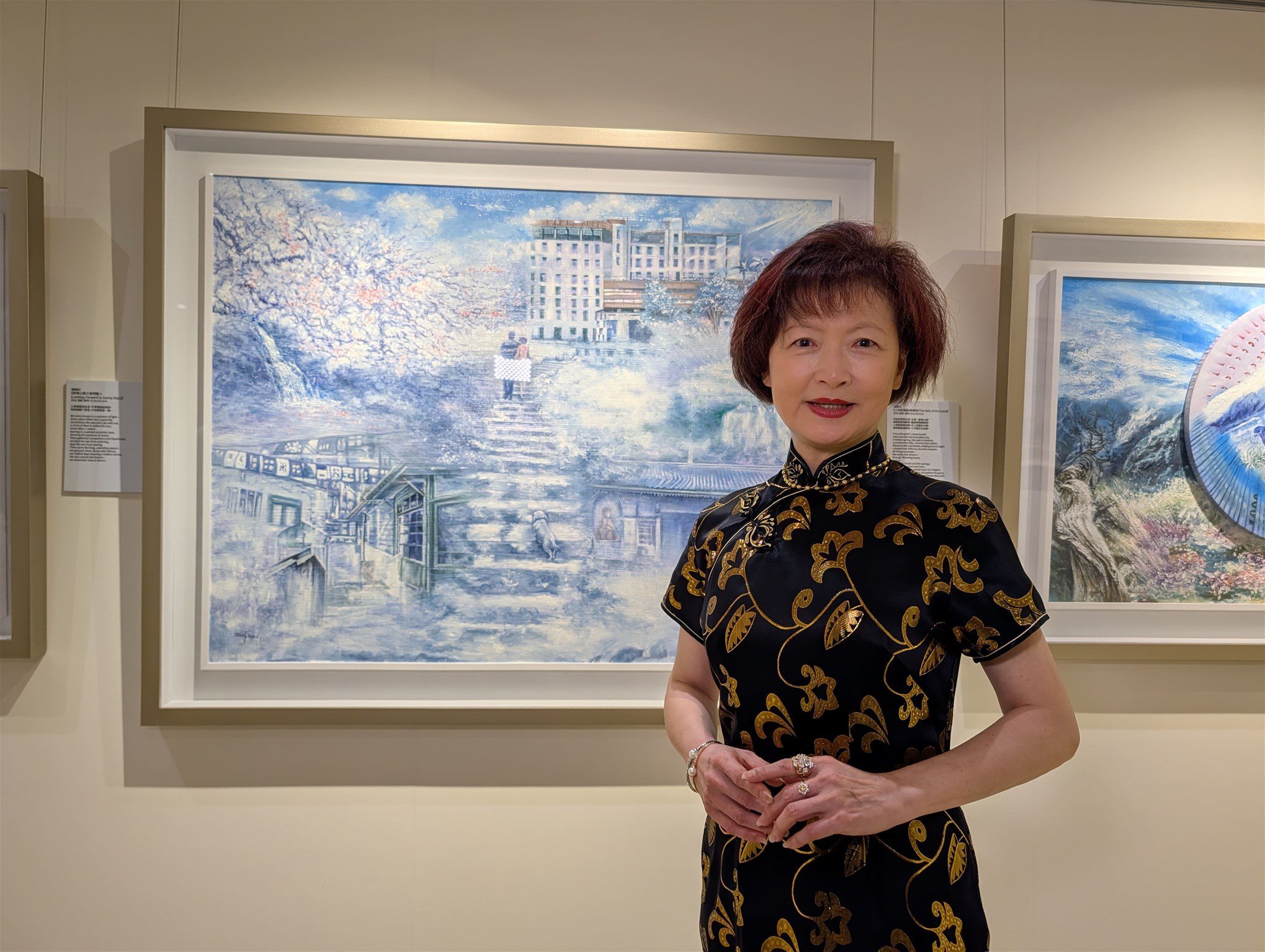 大地酒店攜手「法官畫家」郭豫珍辦公益畫展  義賣所得捐助偏鄉兒童