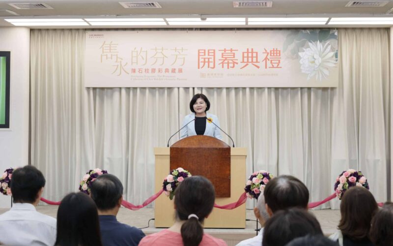 張麗善縣長出席陳石柱膠彩典藏展開幕　邀民眾感受雲林人文之美