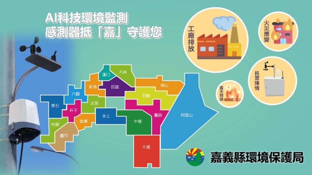 300台微型感測器守護空氣　環保局即時監測網揪污染