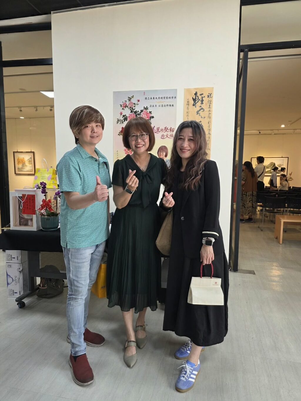 《美麗與堅韌的交織》梁美月碩士畢業創作展　以彩墨書寫客家文化之美