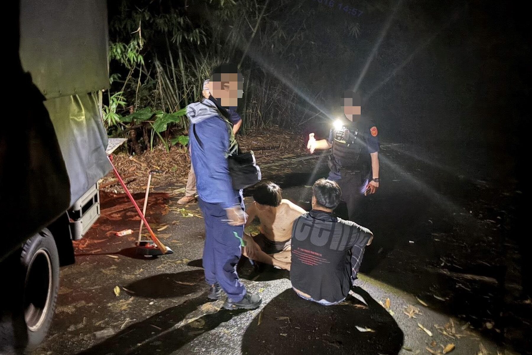新北環保局聯手樹林警埋伏數月 破獲跨縣市非法棄置廢棄物集團