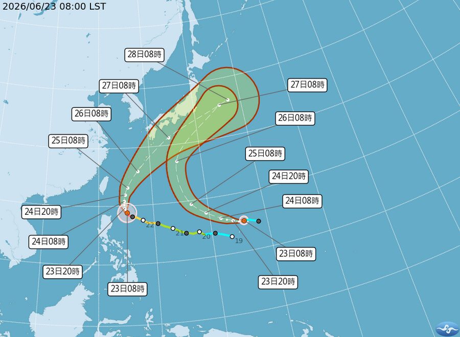 影音/雙颱共舞 米克拉持續接近 無花果無影響