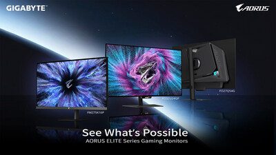 技嘉推出全新 AORUS ELITE 系列電競螢幕，以 5K Mini LED 與新一代 Tandem OLED 拓展高階電競顯示體驗