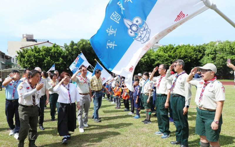 嘉義市童軍運動會熱鬧登場　黃敏惠期勉學子發揚智仁勇精神